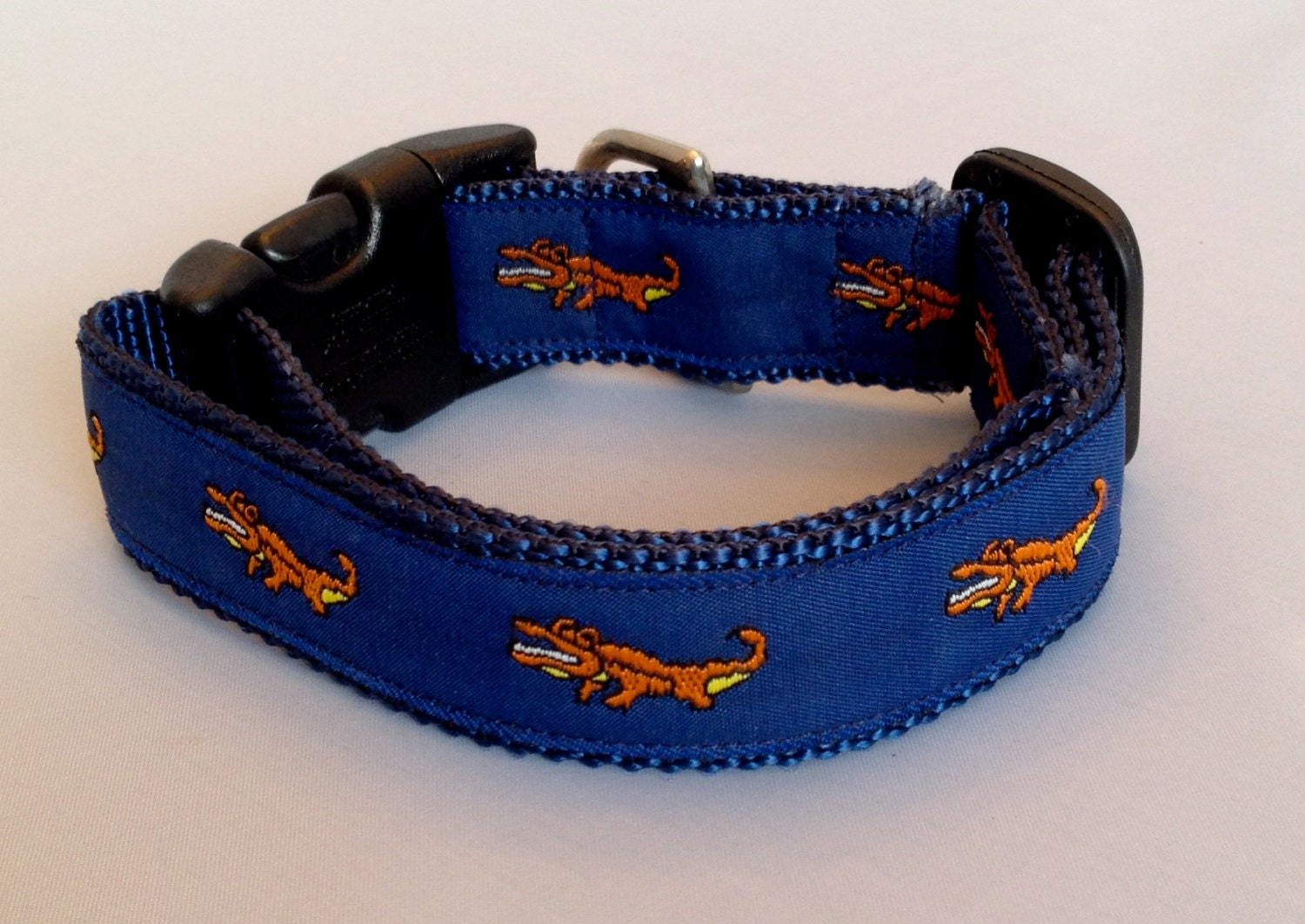 LACOSTE GATOR PREPPY Dog Collar University of by PreppyStyle