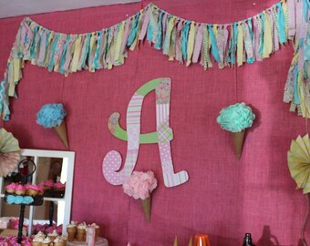 Popular items for rag garland on Etsy