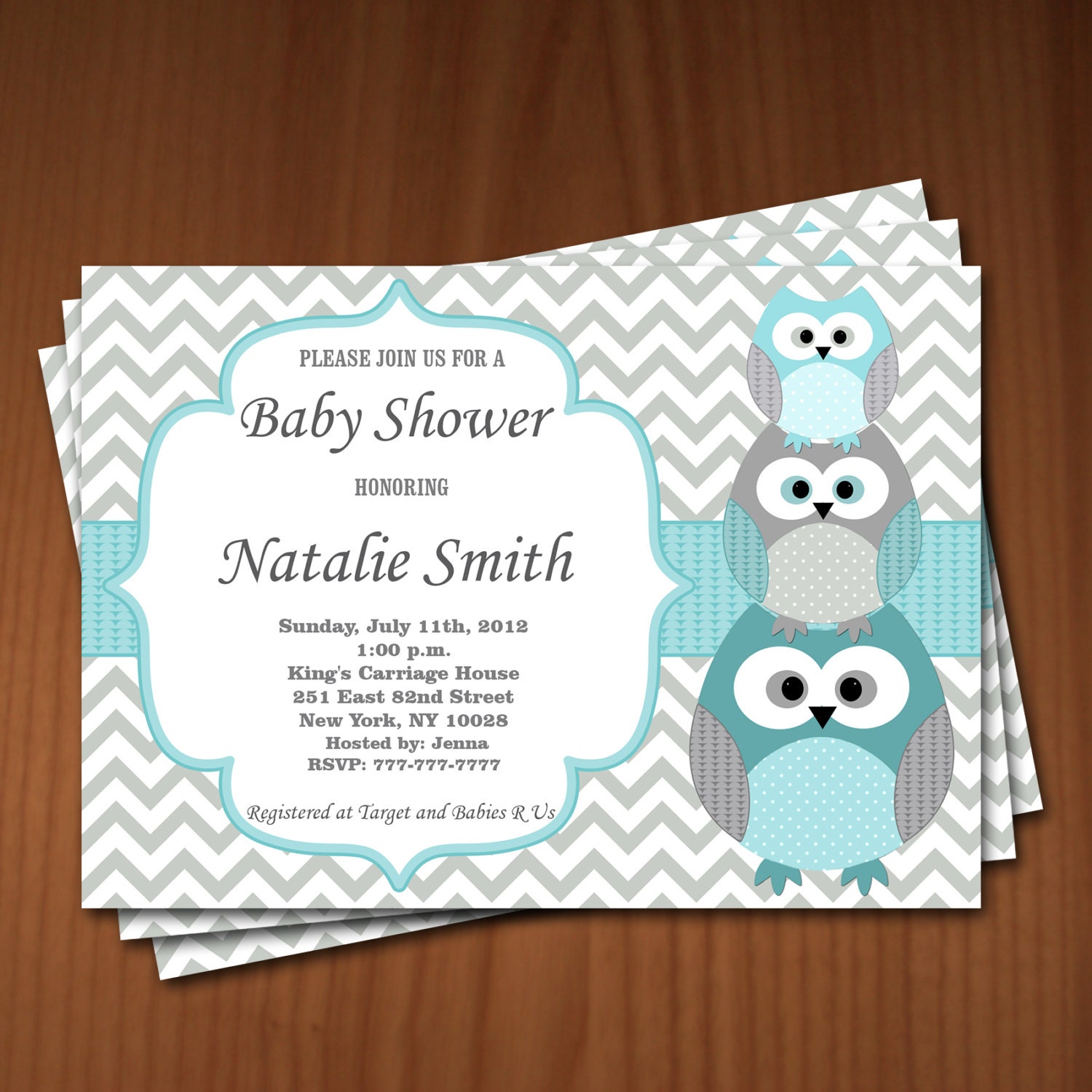 Owl Baby Shower Invitations For Boy 10