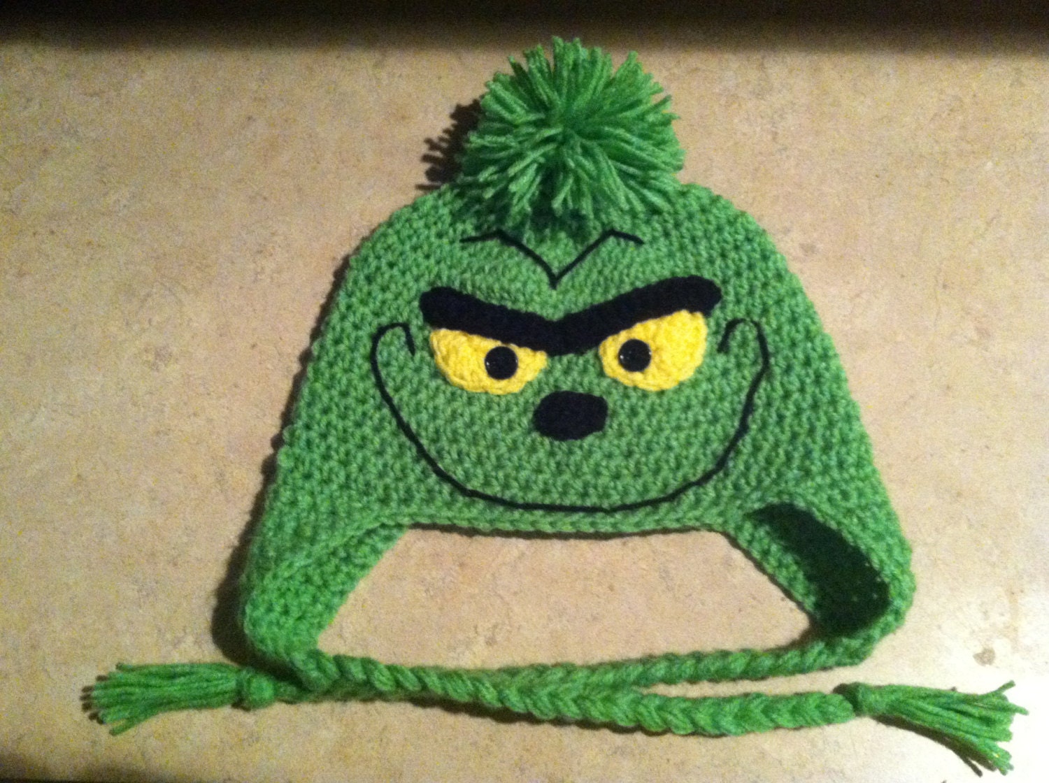 The Grinch Crochet Hat by JessicaSayreCrochet on Etsy