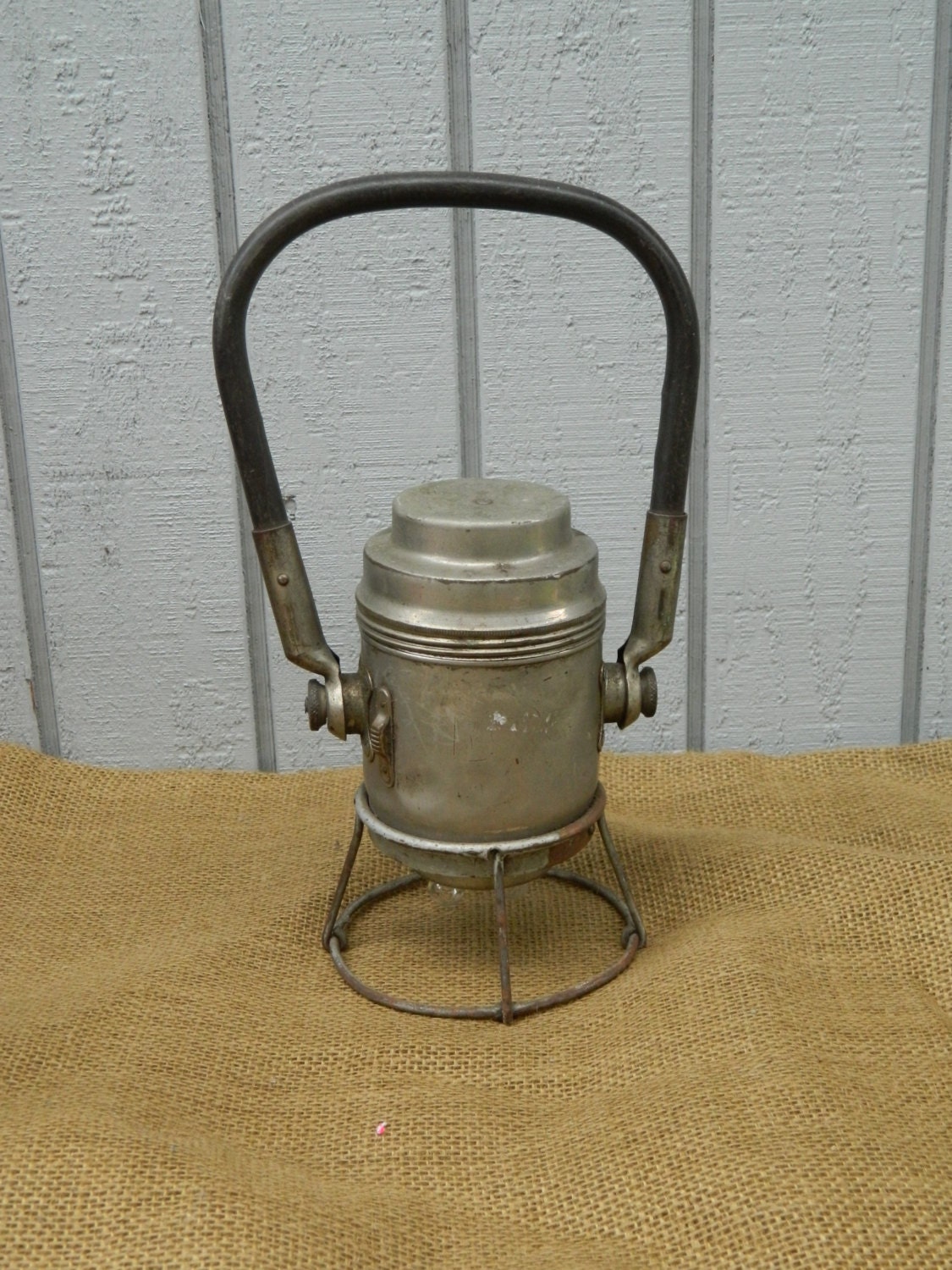 Vintage Railroad Electric Lantern by Genesy Electric Lantern