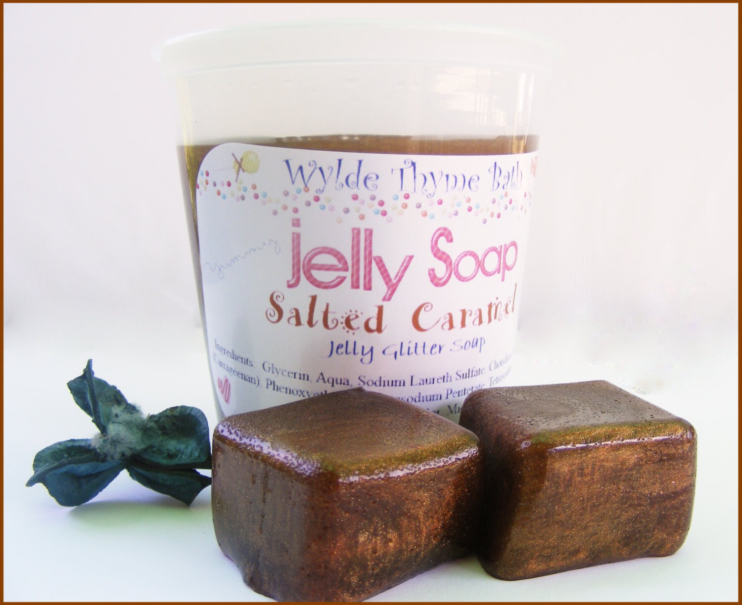 Salted Caramel Jelly Soap Wiggly Jiggly Jelly Soap Vegan