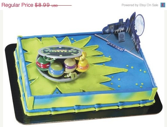 SUMMER SALE Teenage Mutant Ninja Turtles Cake Kit Il_570xn