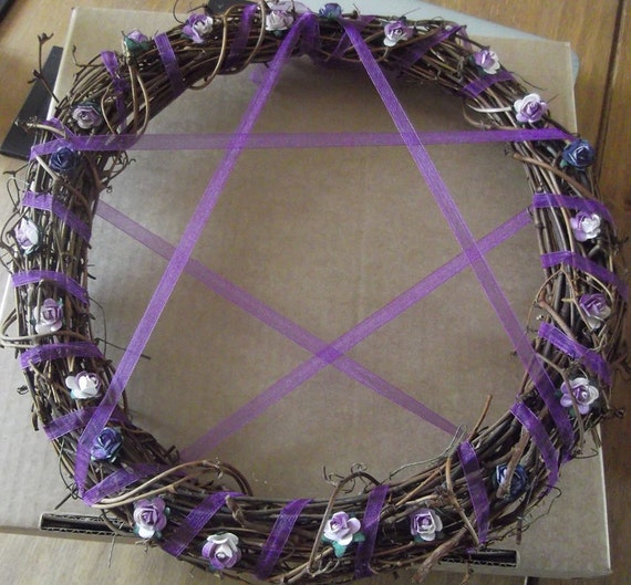large 30cm Pagan wreath by dunnsjewels on Etsy