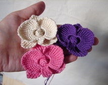 Popular items for crochet orchid on Etsy