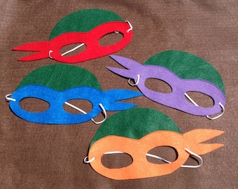 Ninja Turtle Masks set of 8 masks. ( child size)