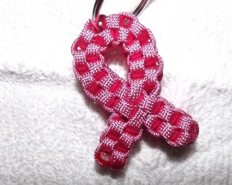 Porte-clés Paracord Pink Camo - Fait Main - Sensibilisation (Awareness)