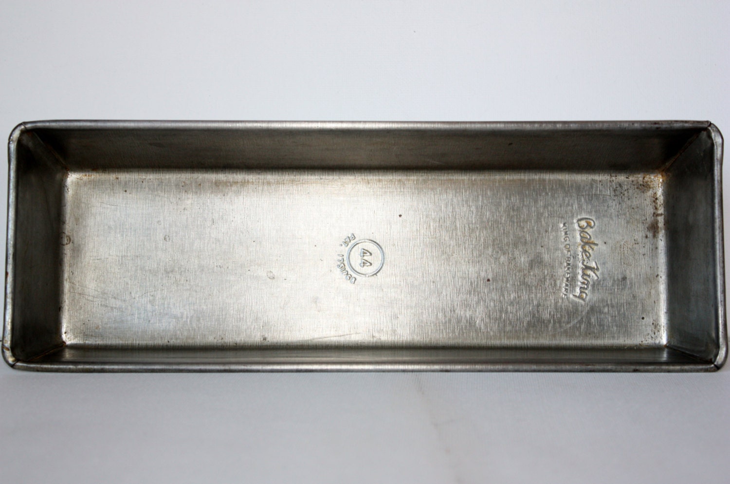 Vintage Metal Bake King Long Loaf Pan Housewares Baking