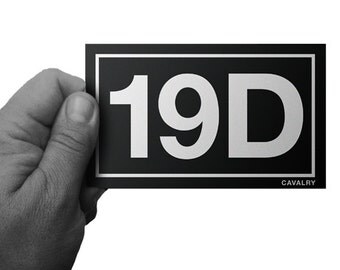 19D Army Cavalry Scout Window Decal