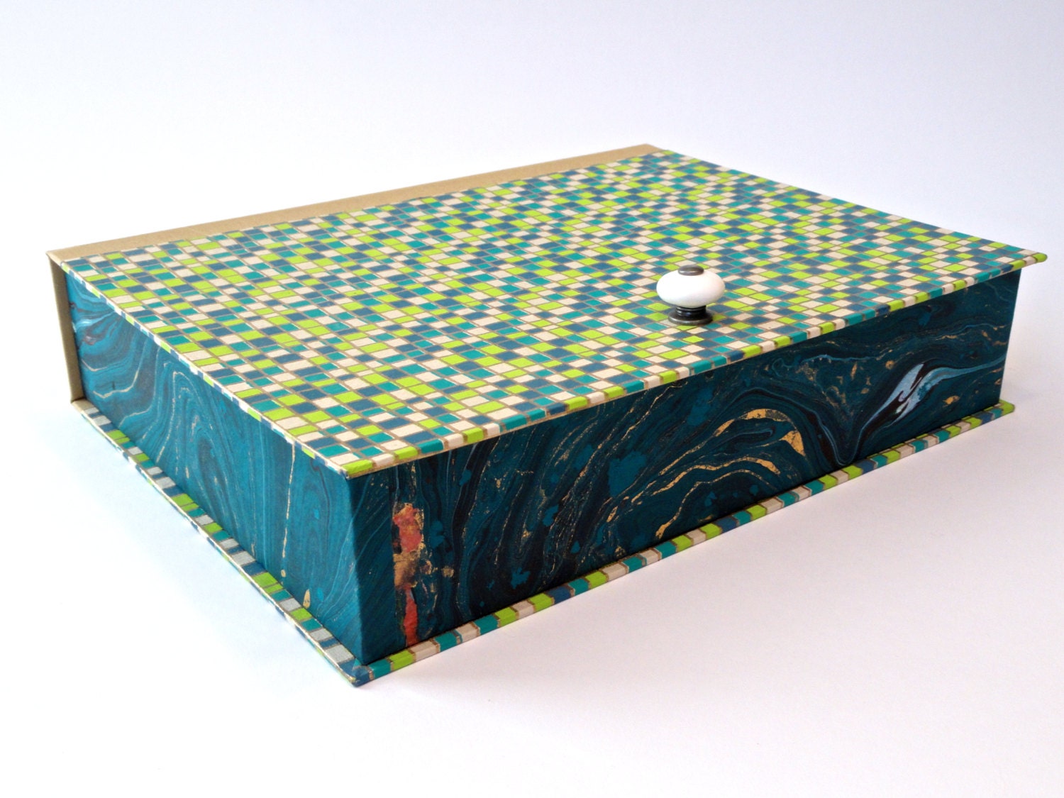 SALE 15 Handmade Paper Box by HandmadebyCecilia on Etsy