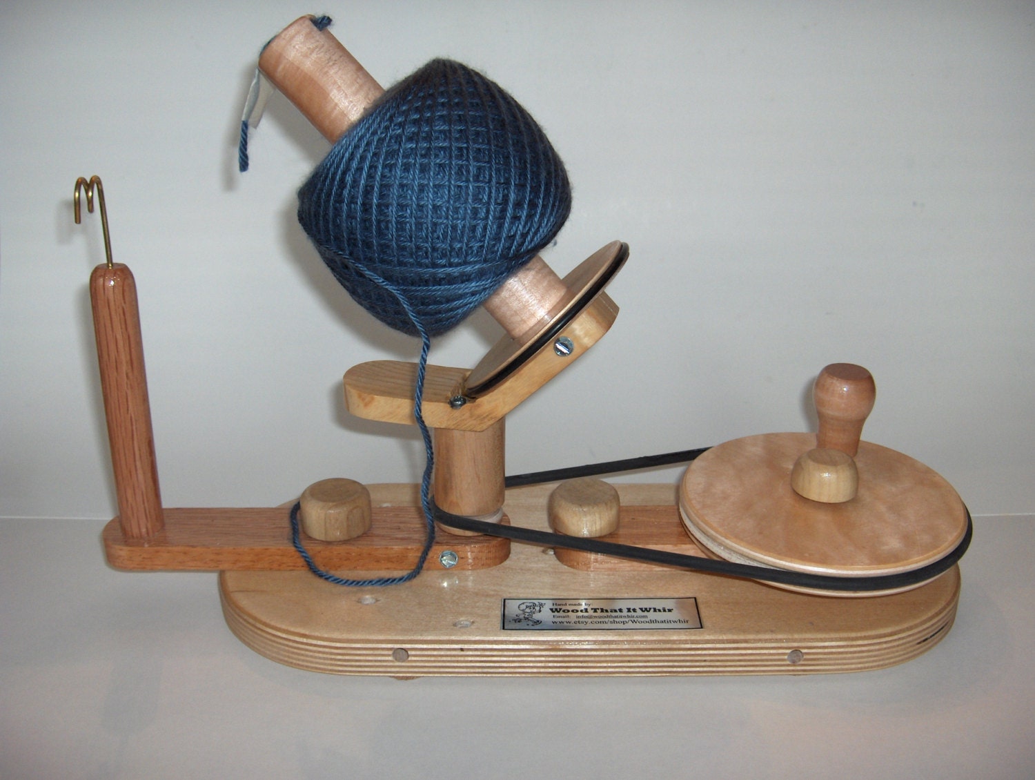 Yarn Ball Winder by Wood That It Whir Handmade by 