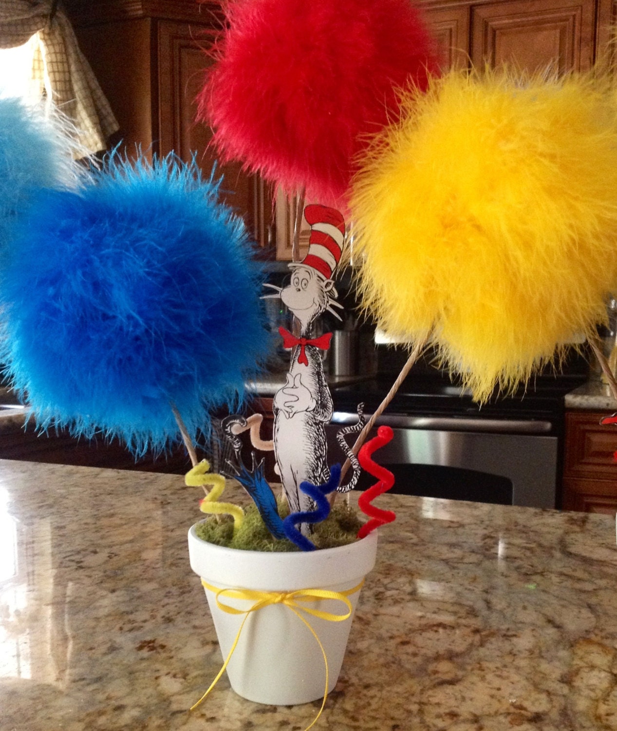 Dr Seuss Truffula tree Cat in the Hat lorax by FlowerBoxMemories