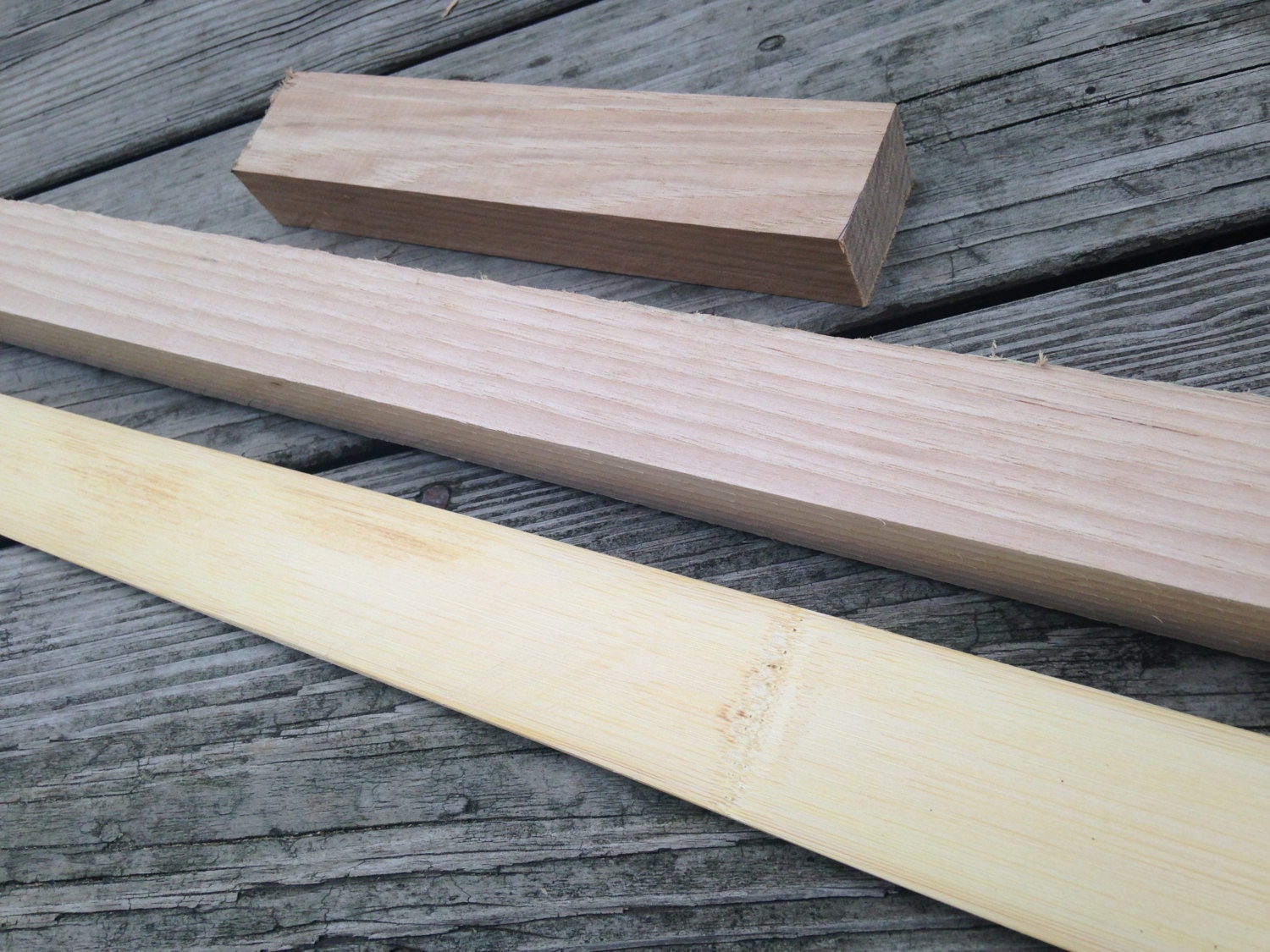 ON SALE Hickory and Bamboo Bow Kit Premium Grain Custom