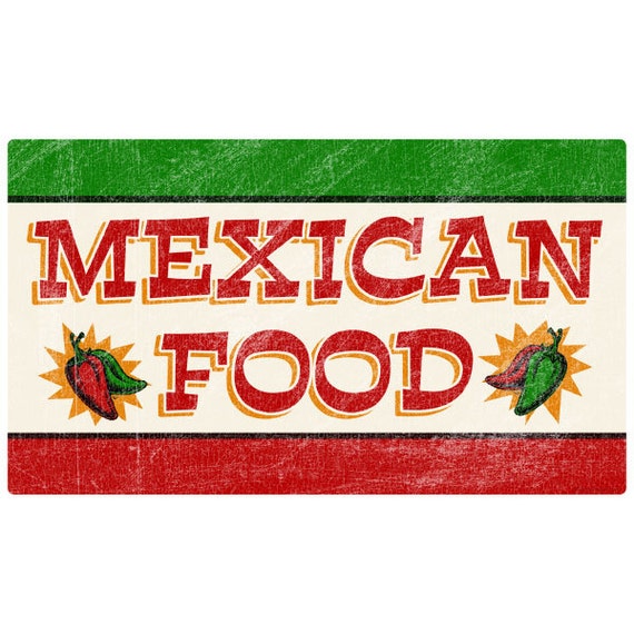 Mexican Food Flag Peppers Wall Decal 45836