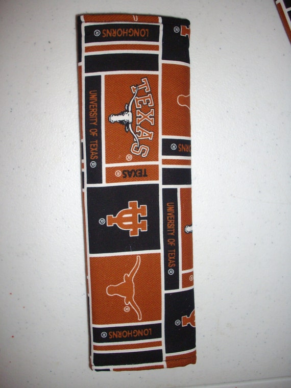 for shoulder booster strap seat Texas Seatbelt Shoulder LONGHORNS Strap sewsensationsbymary Pad by