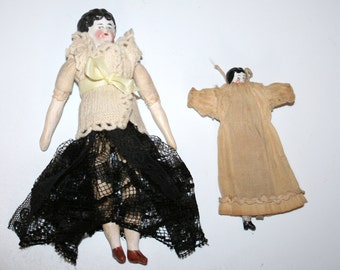 Stunning Little Collection Of Two Antique Dolls /MEMsArtShop.