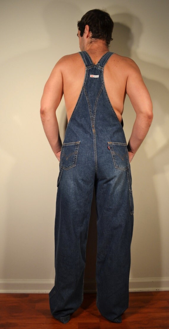 levis denim overalls mens