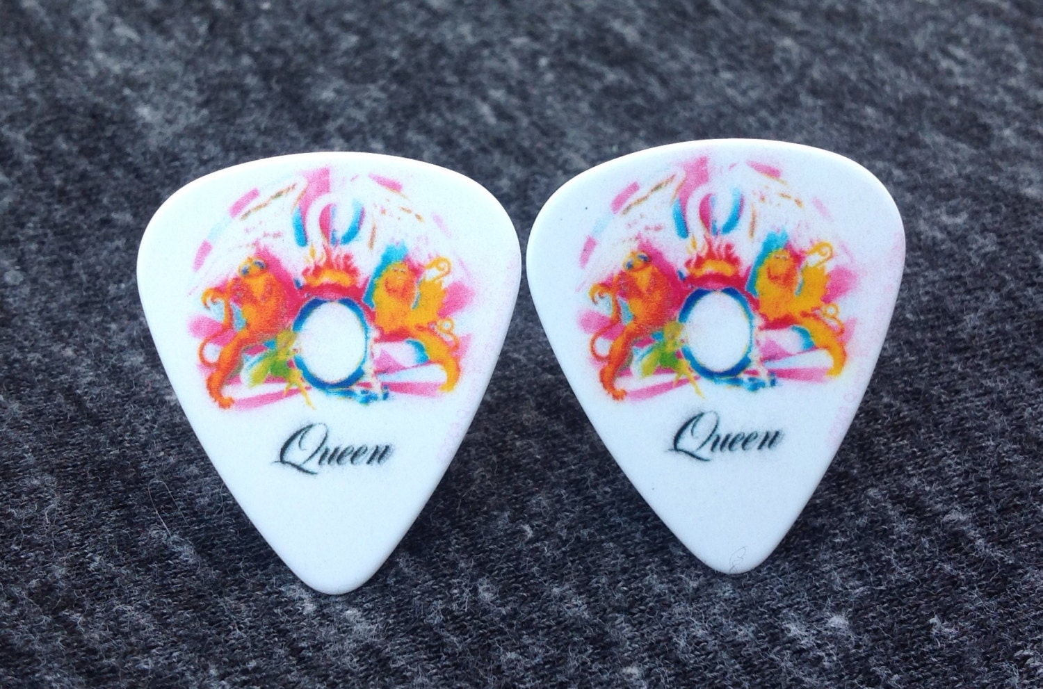 Queen Guitar Pick CufflinksA Night At The Opera