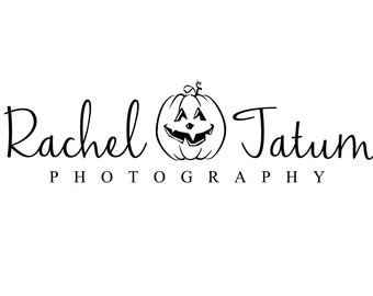 Custom Premade Photography Logo and Watermark "Pumpkin" - Limited Quantity and Special Edition Logo