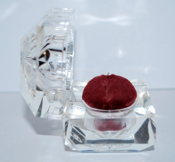 Vintage 1940's Engagement Ring Box Vintage Ring Box