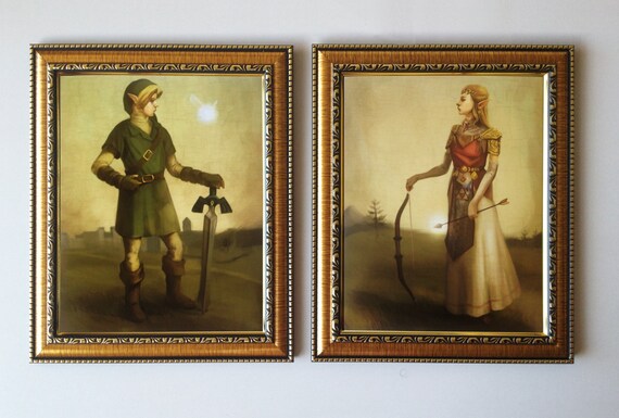 8"x10" Link and Zelda prints