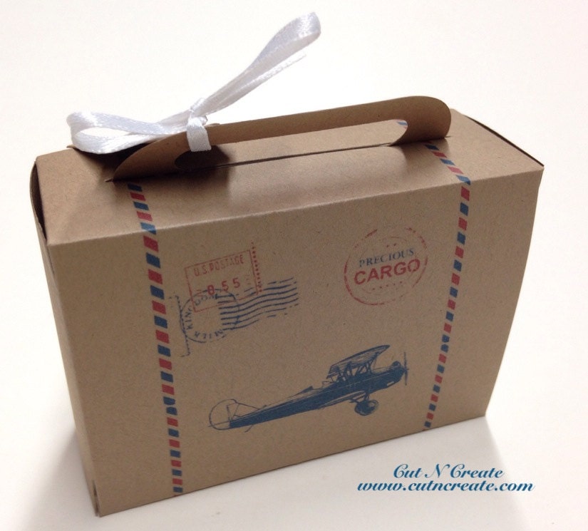 Precious Cargo Suitcase Favor Box Baby Shower Favors Suitcase