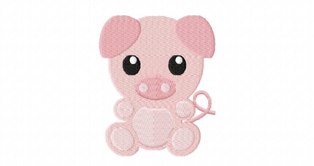 4x4 baby pig machine embroidery design multiple formats 4x4 baby pig machine embroidery design multiple formats