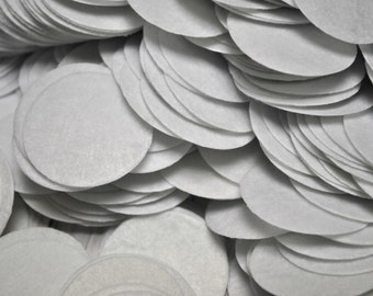 White Felt Circle 2" inch - DIY craft felts