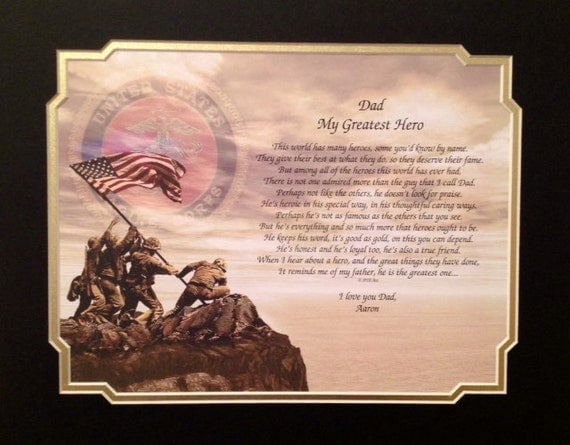 Marine Corps Gift for Dad Christmas by WePersonalizeGifts on Etsy