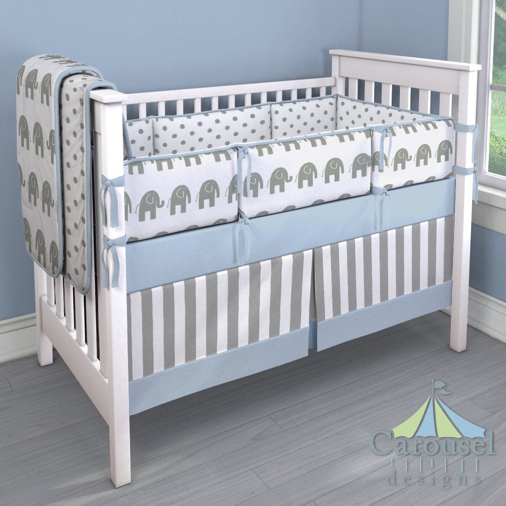 Boy Baby Crib Bedding: Custom Boy Crib Bedding Idea Blue