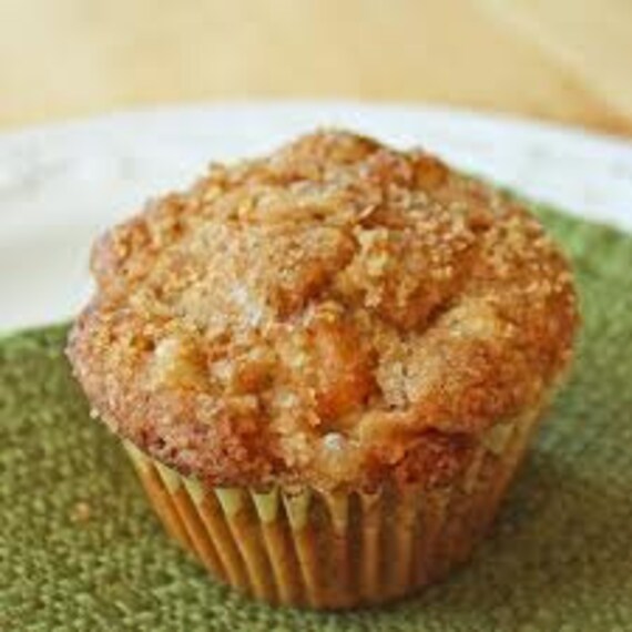 Valentine gift/JUMBO Apple Muffins/Homemade/ 12 ct./ by Manmaws