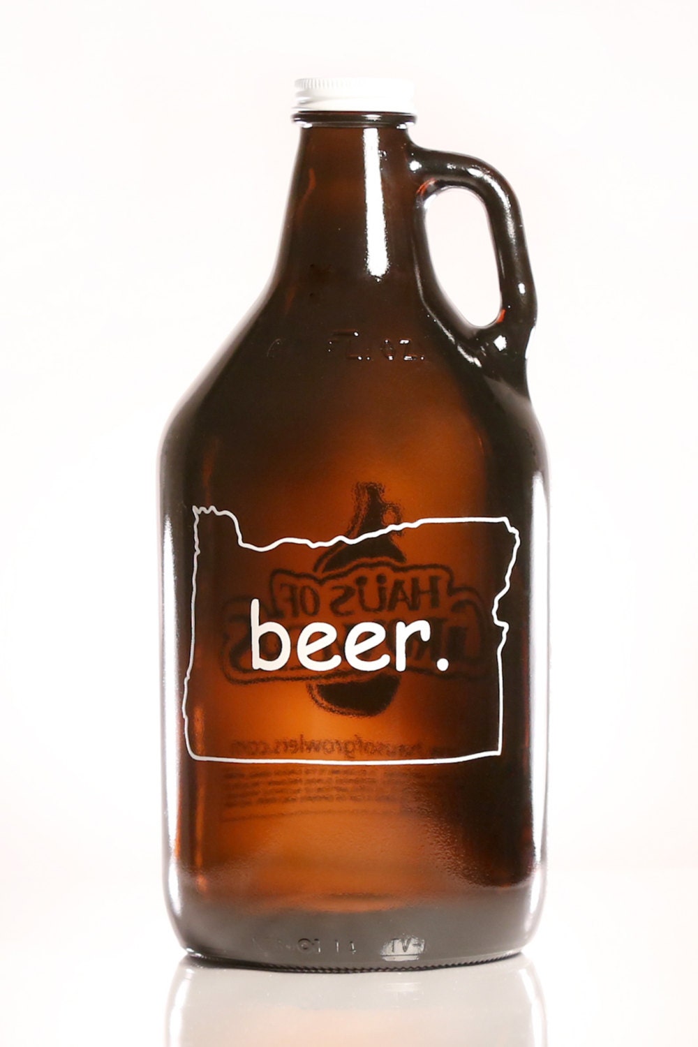 OREGON BEER Growler 64 oz. by HausOfGrowlers on Etsy