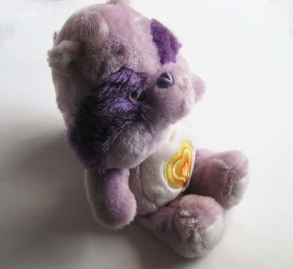 purple raccoon stuffed animal