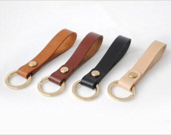 Handmade Handstitch Genuine Leather HANDMADE Wristlet Key Fob Wristlet ...