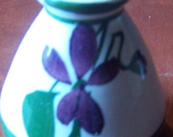 Vintage stoneware Devon Violets perfume bottle Made in Great Britain