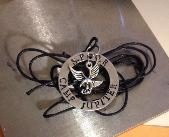 Percy Jackson Inspired "Camp Jupiter" Necklace