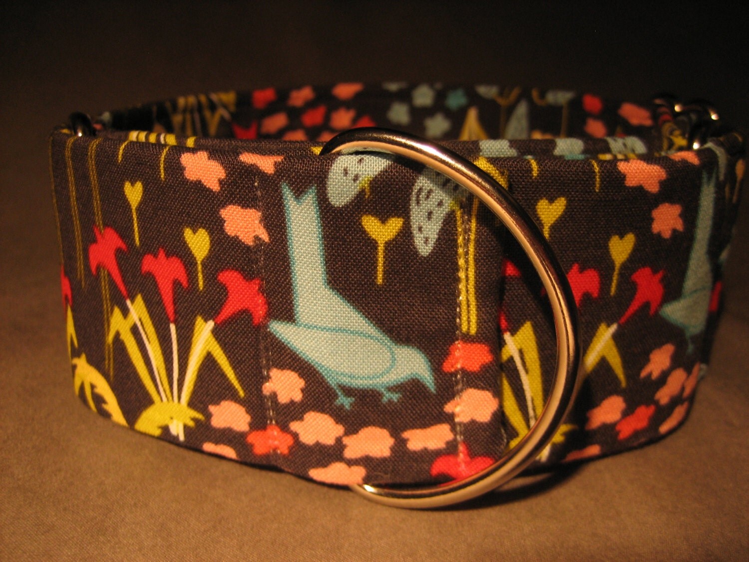 Adjustable martingale dog collar Organic Modern