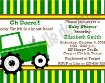 John Deere Baby Invitations 10