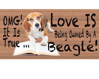 Beagle Wood Signs - Beagle GS424