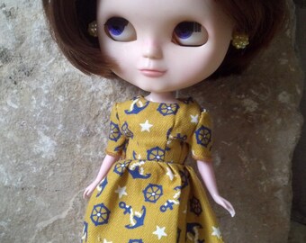 Anchors Away Dress for Blythe