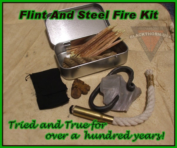 Primitive Flint and Steel Fire KIt