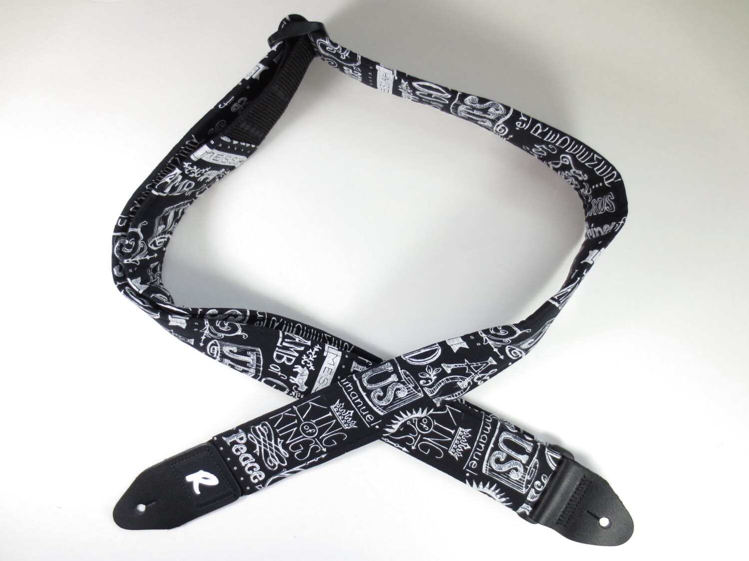 Religious Guitar Strap Christian Jesus Chalkboard