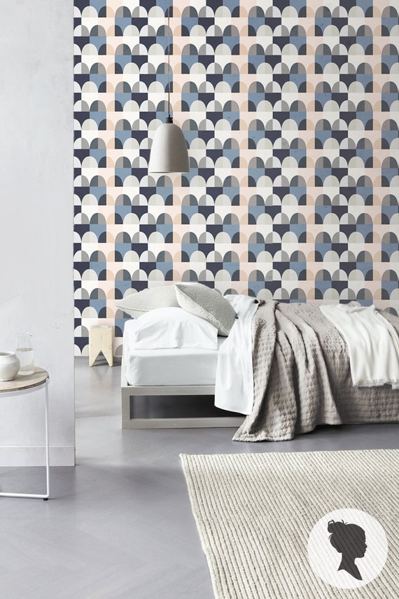 Peel and Stick Geometric Pattern Removable Vinyl by Livettes