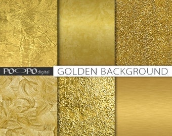 Gold textures digital paper gold foil background golden printable scrapbook shine glitter grunge instant download supplies decoration