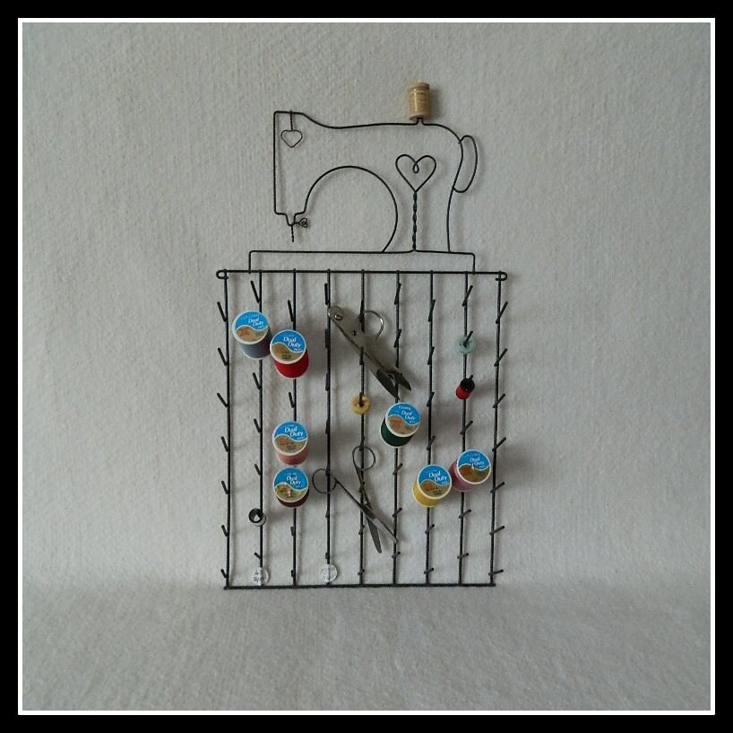 Sewing Machine Spool Holder Gray Wire 11 x 20 Inches