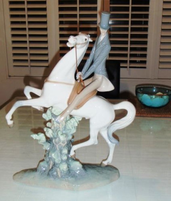 lladro man on horse