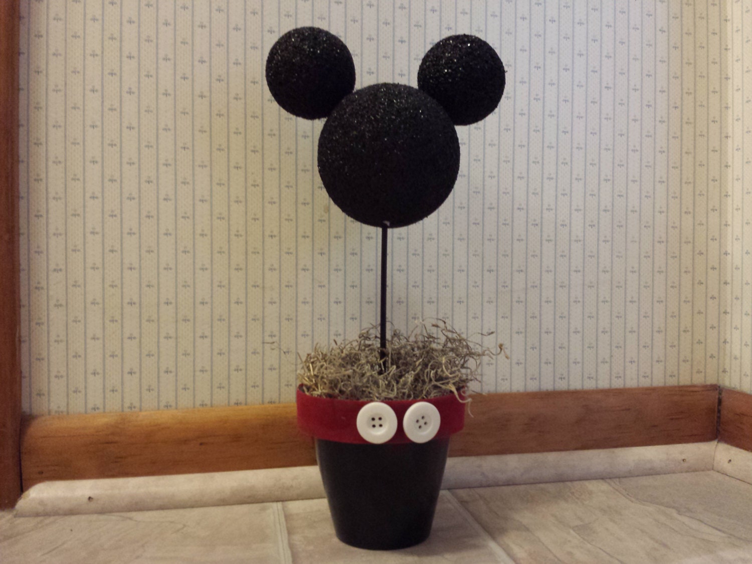 Mickey Mouse Head Centerpiece by SWConcepts on Etsy