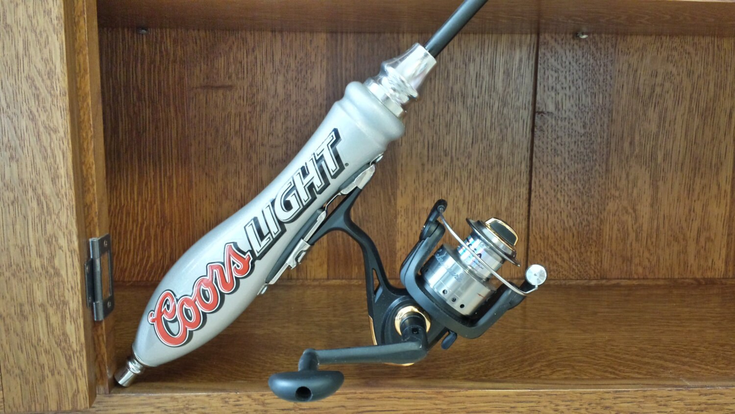 Coors Light Beer Tap Fishing Pole
