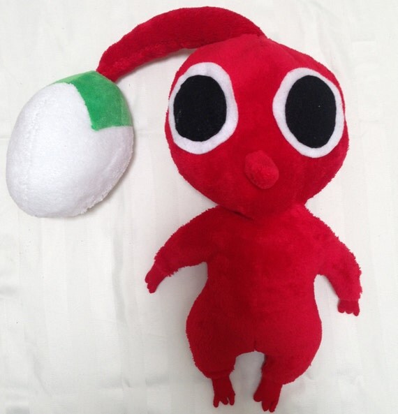 red pikmin plush