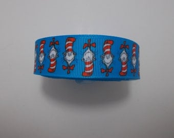 Items similar to Cat in the Hat Hair-clip (Ribbon Sculpture) on Etsy